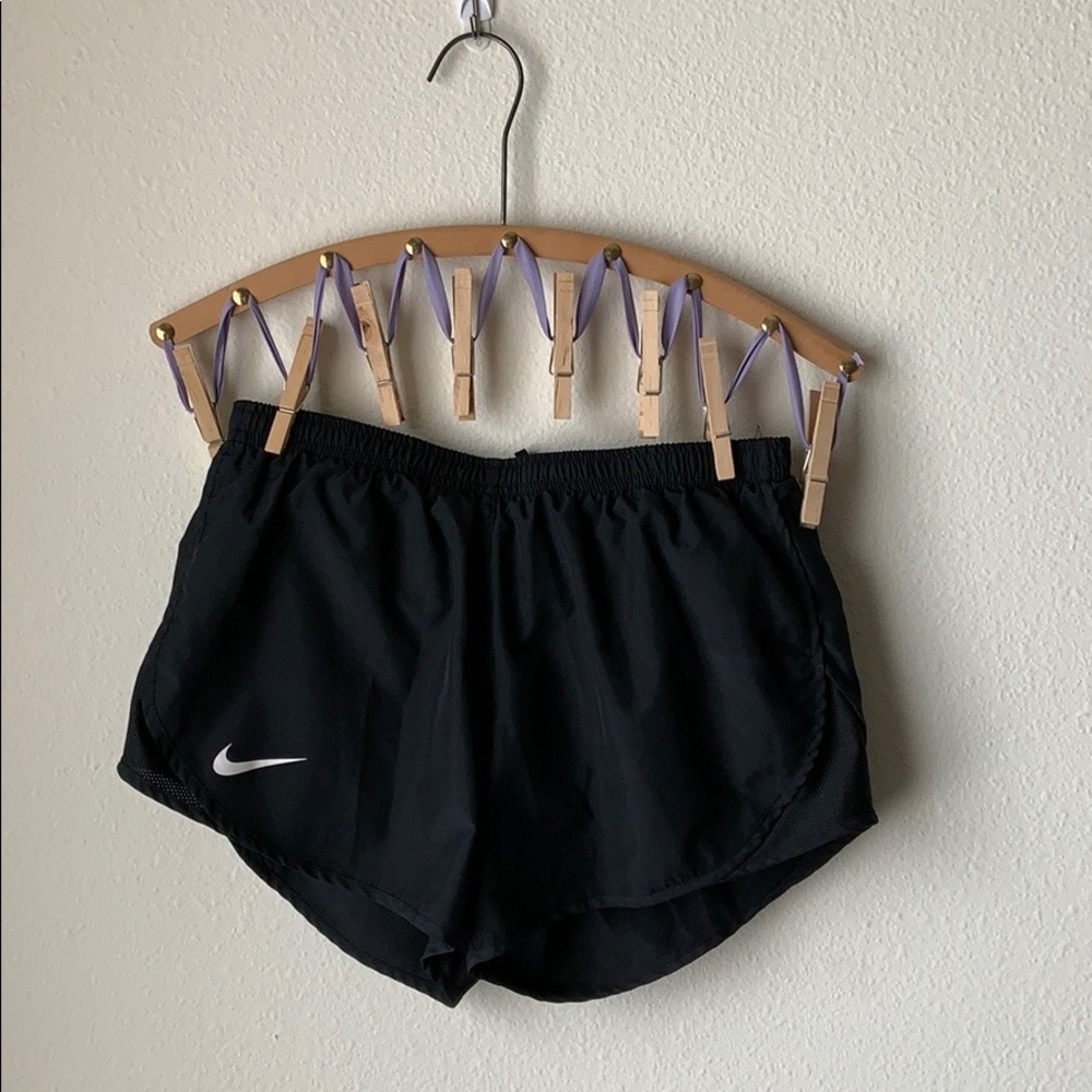 Nike black running shorts